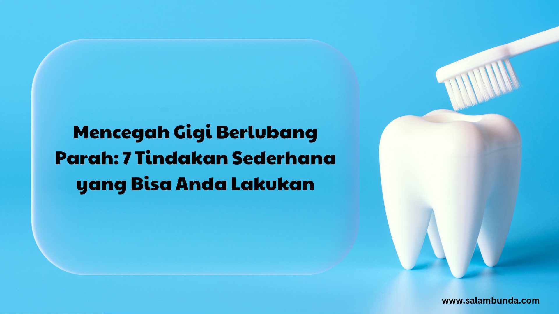 gigi berlubang parah